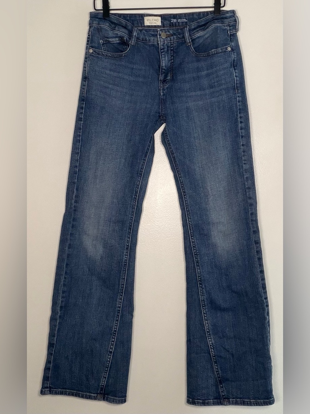 Pilcro Women’s Bootcut Jeans in Blue Wash